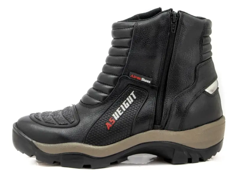 Bota de motociclista - 9cm de aumento de altura