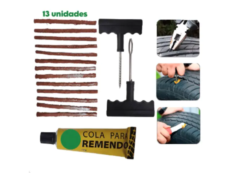 Kit Reparo de Paneu Furado